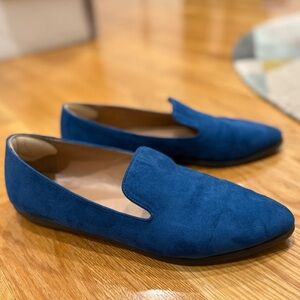 Aerosoles Suede Women's Loafers - Petrol Blue size 9